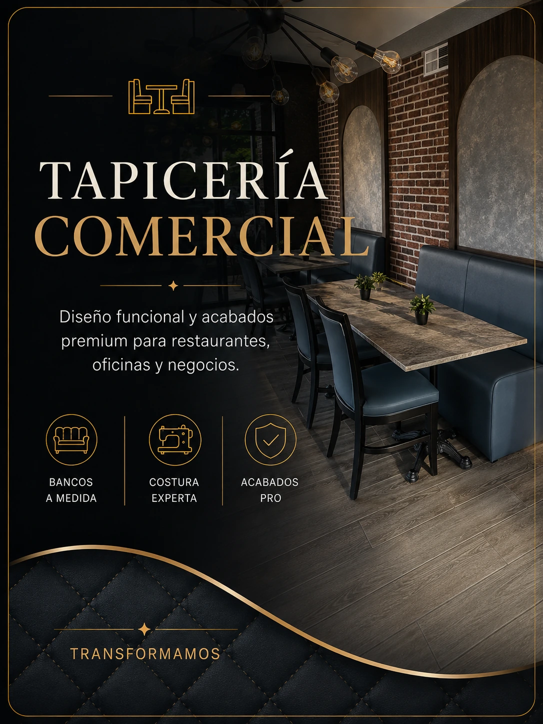 Tapicería comercial